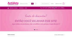 Desktop Screenshot of antidotostore.com.br