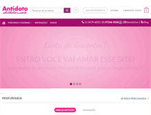 Tablet Screenshot of antidotostore.com.br